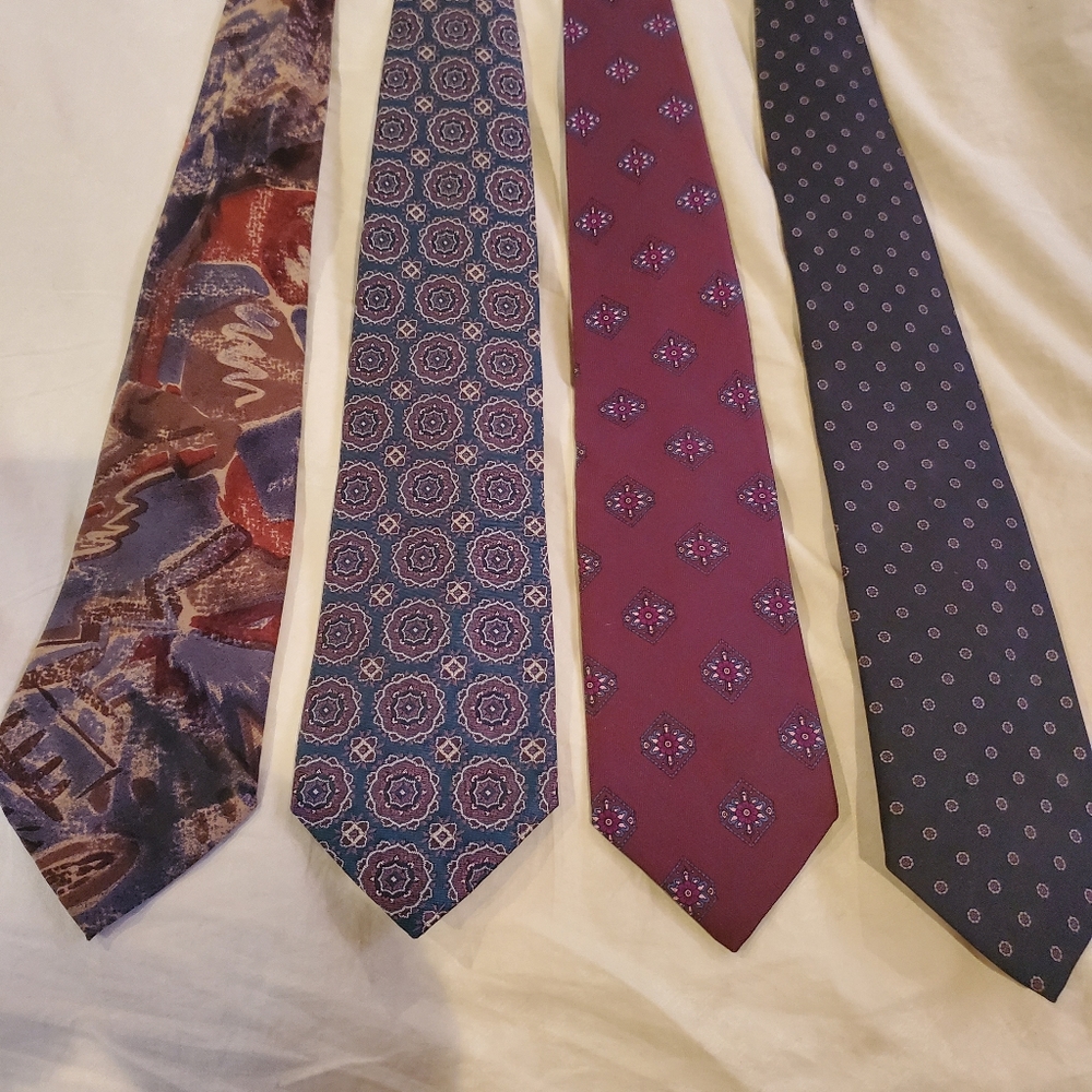 4 Silk Ties